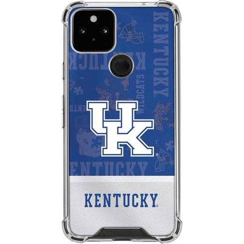 University of Kentucky Jersey Split Google Pixel 5 Clear Case